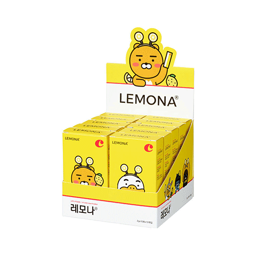 Kyung Nam Pharm Lemona X Kakao Friends Powder 2g X 10 Stick X 10 Box (Total 100 Stick) κ²½λ¨μ μ½ λ λͺ¨λ X μΉ΄μΉ΄μ€ νλ μ¦ μ° 2g X 10ν¬ X 10λ°μ€(μ΄ 100ν¬)