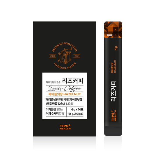 Return 24 Premium Leeds Coffee 4g X 14Stick (Coffee powder 35%, Persimmon coffee 27%) 리턴24 하루 한잔의 습관 리즈커피 4g X 14포 (커피분말 35%, 이과수커피 27%)