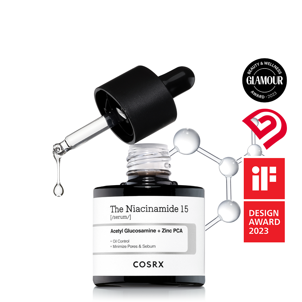 COSRX The Niacinamide 15 Serum 20mL / 0.67 fl.oz. 코스알엑스 더 나이아신아마이드 15 세럼 20ml / 0.67 fl.oz.