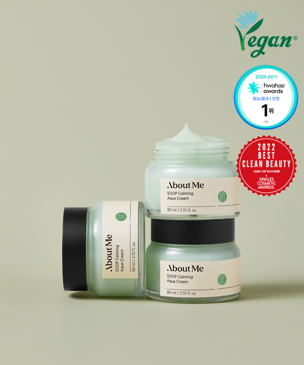 About Me SOOP Calming Aqua Cream 80ml / 2.70 fl. oz. 어바웃미 숲 진정 수분 크림 80ml / 2.70 fl. oz.