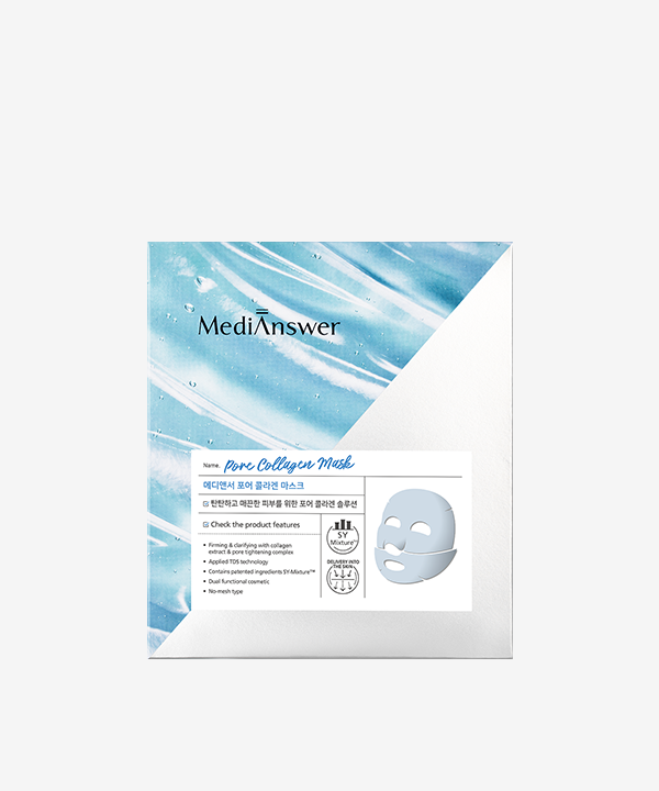 MediAnswer Pore Collagen Mask Sheet 메디앤서 포어 콜라겐 마스크