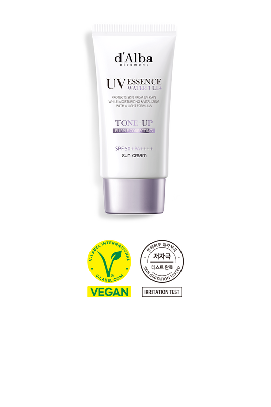 d'Alba Waterfull Tone-up Sunscreen Purple 50ml SPF 50+ PA++++ / ๋ฌ๋ฐ ์ํฐํ ํค์
 ์ ํฌ๋ฆผ ํผํ 50ml SPF 50+ PA++++