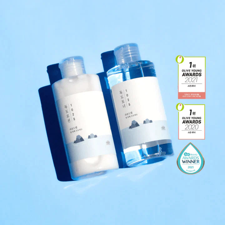 ROUND LAB 1025 Dokdo Toner + Lotion Duo 라운드랩 독도 토너 + 로션 듀오 세트