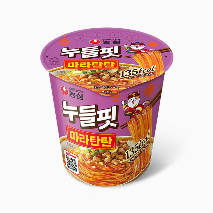 Nongshim Noodle Fit Mala Tantan 8EA 농심 누들핏 마라탄탄 8개입