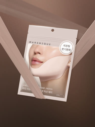 MARSHIQUE Line Lifting Hydrogel Chin Patch (3 Sheets) 마르시끄 라인 리프팅 하이드로겔 턱선 패치 3매