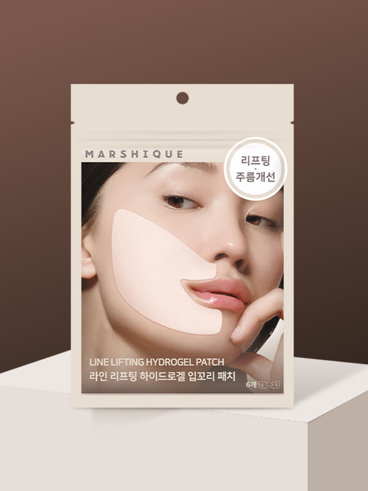 MARSHIQUE Line Lifting Hydrogel Smile Zone Patch 6 patches 마르시끄 라인 리프팅 하이드로겔 입꼬리 패치 6매