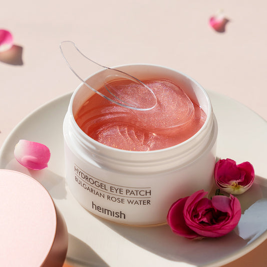 HEIMISH Bulgarian Rose Water Hydrogel Eye Patch 1.4g/0.05oz *60pcs 헤이미쉬 불가리안 로즈 하이드로겔 아이패치 1.4g/0.05oz *60pcs