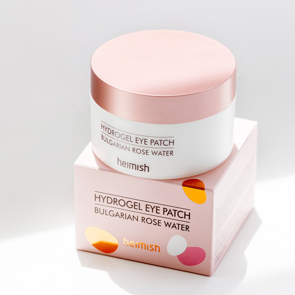 HEIMISH Bulgarian Rose Water Hydrogel Eye Patch 1.4g/0.05oz *60pcs 헤이미쉬 불가리안 로즈 하이드로겔 아이패치 1.4g/0.05oz *60pcs