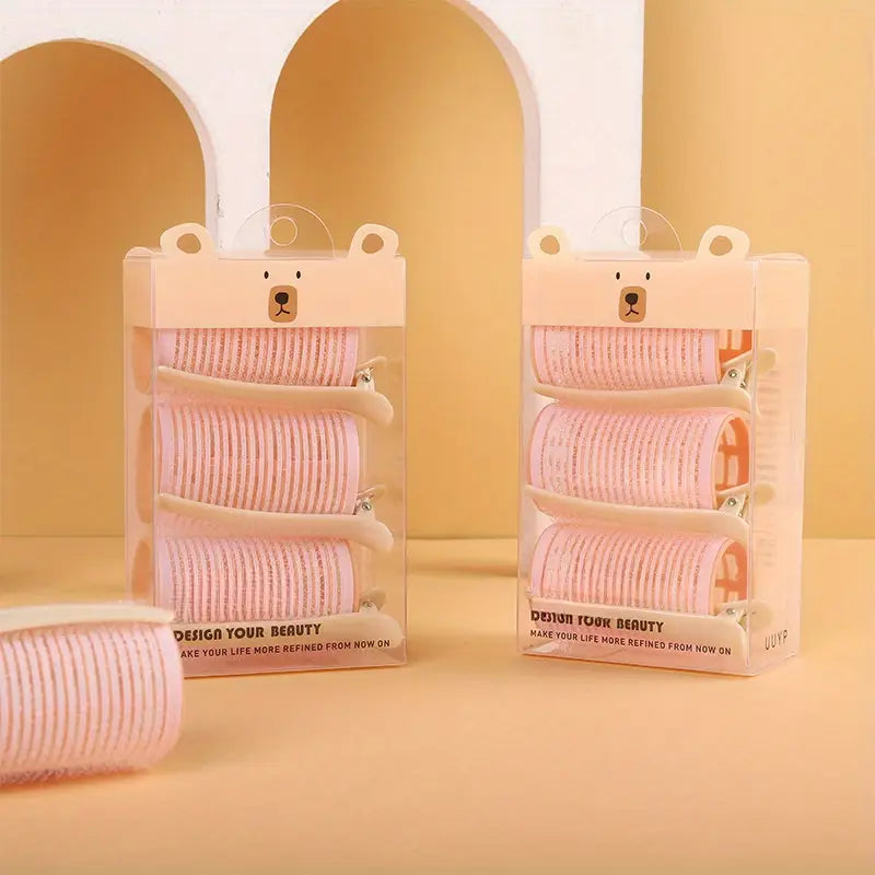 Air Flow Curling Hair Hair Rollers with Clip 3pc set 에어플로우 컬링 헤어 롤 클립 3개 세트