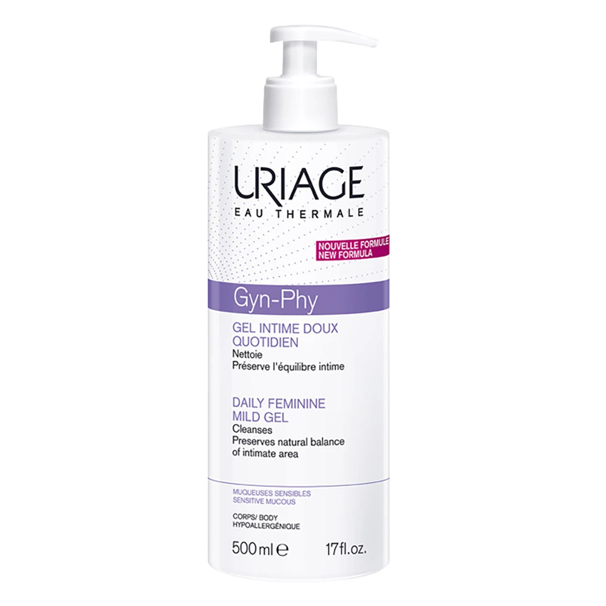 URIAGE Gyn-Phy Daily Feminine Mild Gel 500ml+50ml*2 유리아쥬 진피 데일리 여성청결제 500ml+50mlx2