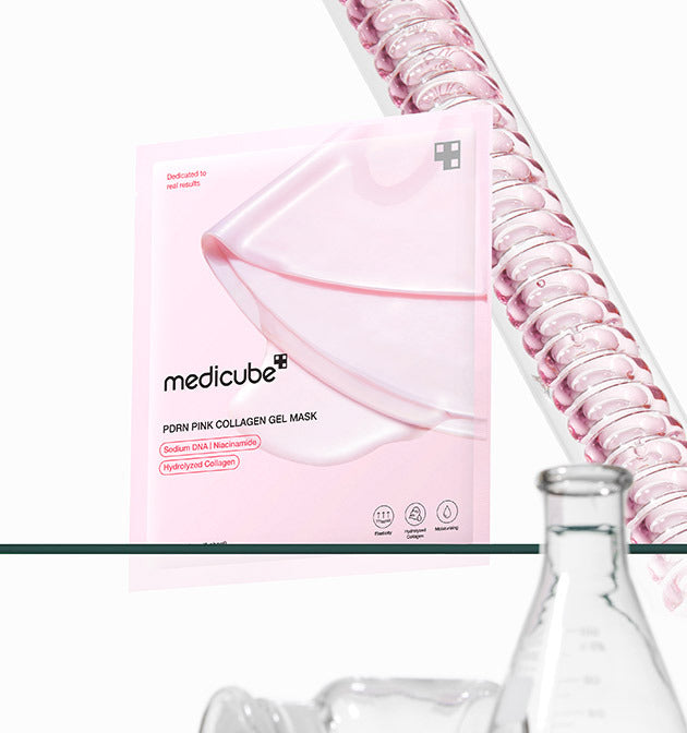 Medicube Salmon PDRN Pink Collagen Jelly Gel Mask 4EA 메디큐브 PDRN 핑크 콜라겐 겔 마스크 4매입
