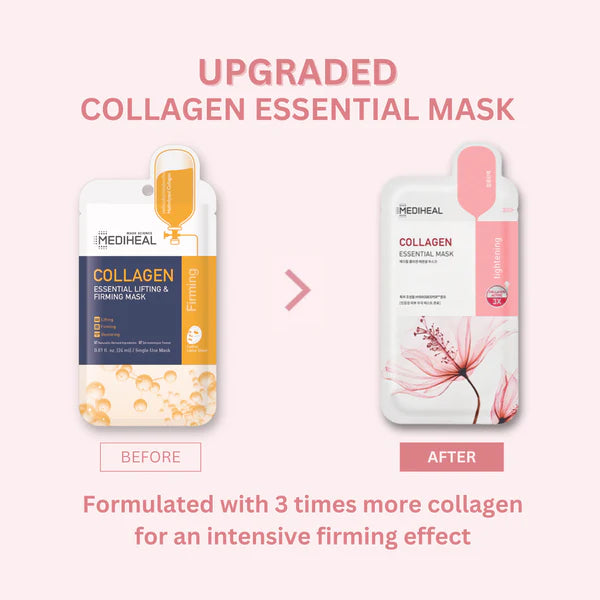 MEDIHEAL COLLAGEN ESSENTIAL MASK 10EA / 메디힐 콜라겐 에센셜 마스크팩 10장