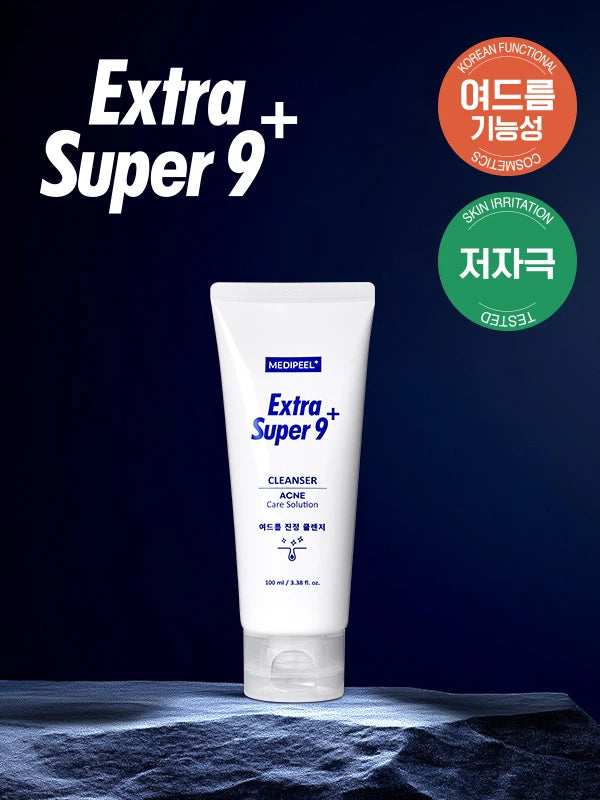 MEDIPEEL Extra Super 9 Plus Acne Cleansing Foam 100ml 메디필 엑스트라 슈퍼 9 플러스 아크네 클렌징 폼 100ml