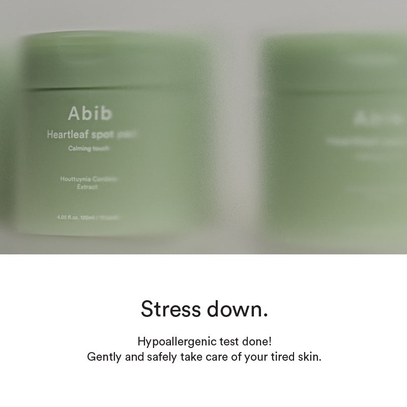 Abib Heartleaf spot pad 5.07 fl.oz. 150ml (80 pads) 아비브 어성초 스팟 패드 카밍터치 80매