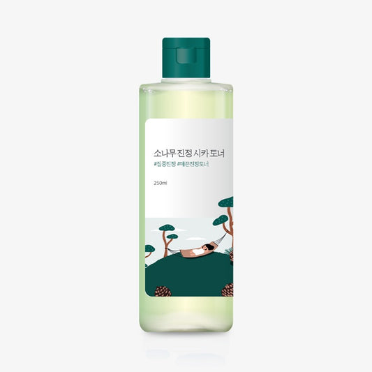 Round Lab Pine Calming Cica Toner 250ml ๋ผ์ด๋๋ฉ ์๋๋ฌด ์ง์  ์์นด ํ ๋ 250ml