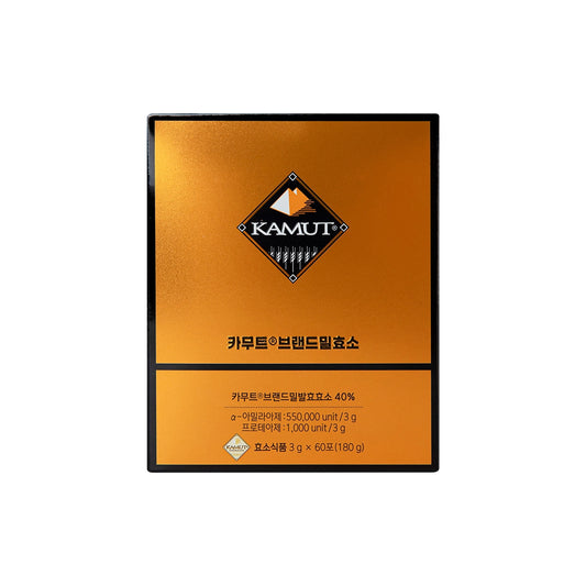 Grainon Kamut Brand Wheat Enzyme 3g x 60ct ๊ทธ๋ ์ธ์จ ์นด๋ฌดํธ ๋ธ๋๋๋ฐ ํจ์ 3g x 60ct