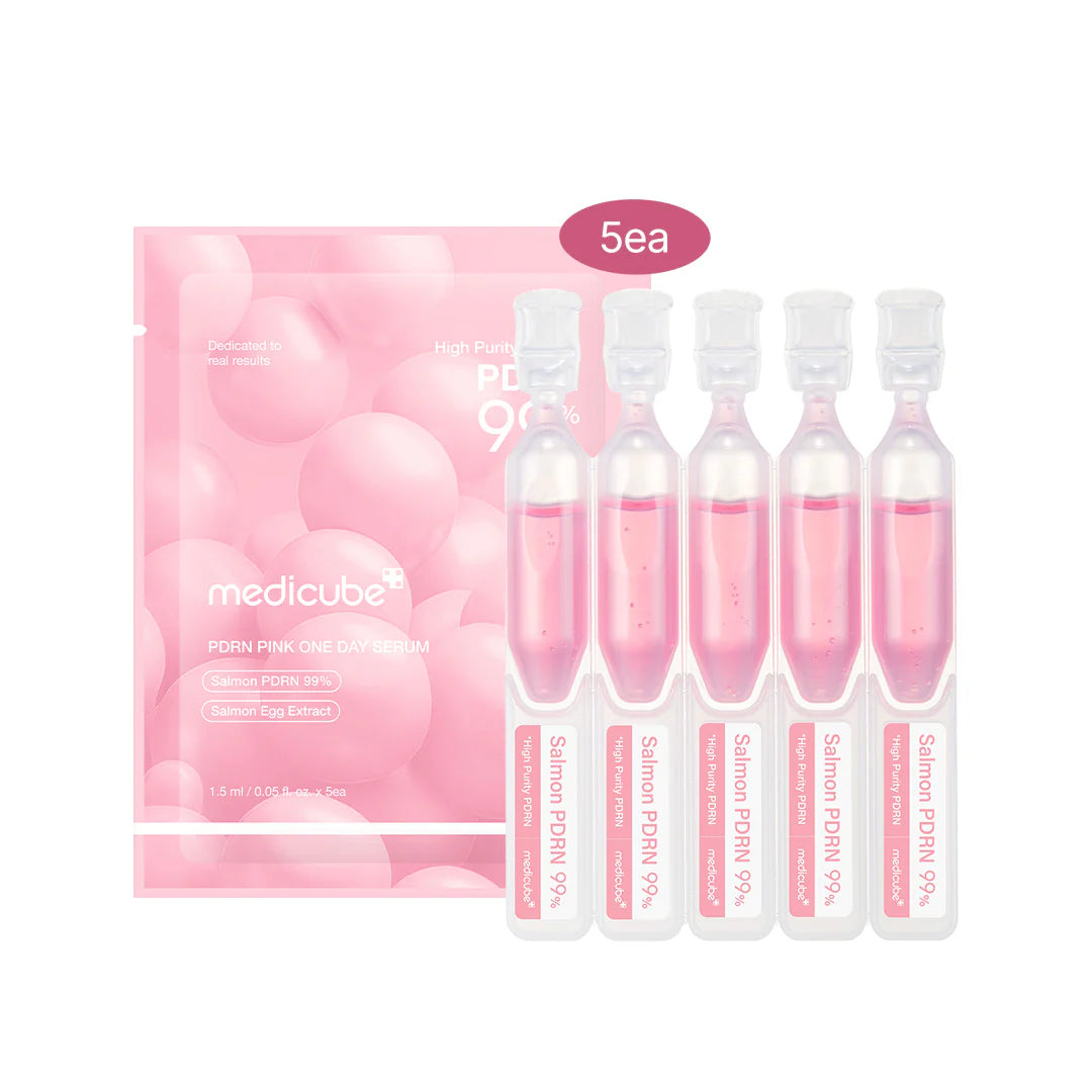 Medicube PDRN Pink One Day Serum PDRN 10EA 메디큐브 핑크 원데이 세럼 10개입