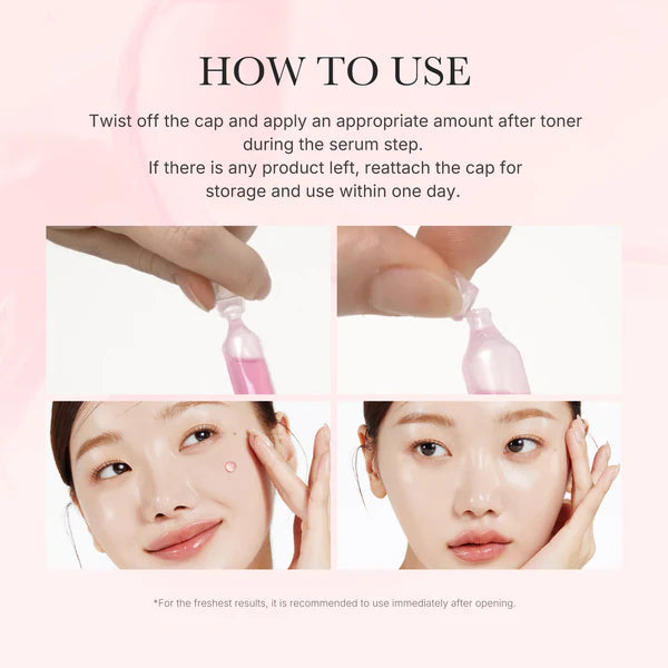 Medicube PDRN Pink One Day Serum PDRN 10EA 메디큐브 핑크 원데이 세럼 10개입