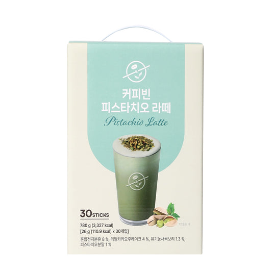 Coffee Bean Pistachio Latte 26g x 30 Sticks ์ปคํผ๋น ํผ์คํ์น์ค ๋ผ๋ผ 26g x 30T