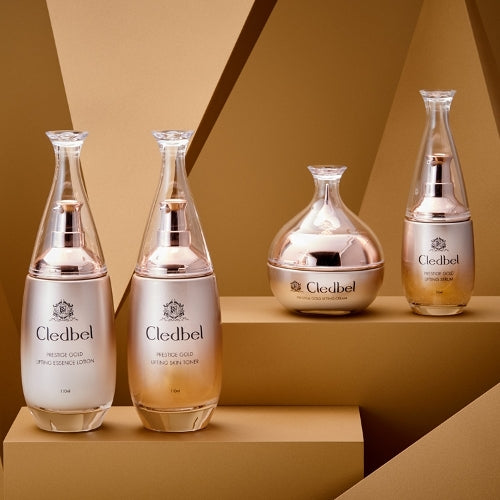 Cledbel Prestige Gold Lifting Skin Care Set 끌레드벨 프리스티지 골드 리프팅 스킨 케어 세트 (4종)