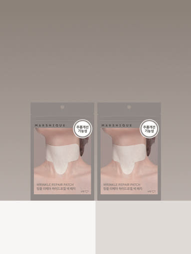 MARSHIQUE Wrinkle Repair Hydrogel Neck Patch 4 Sheets 마르시끄 링클 리페어 하이드로겔 넥패치 4매