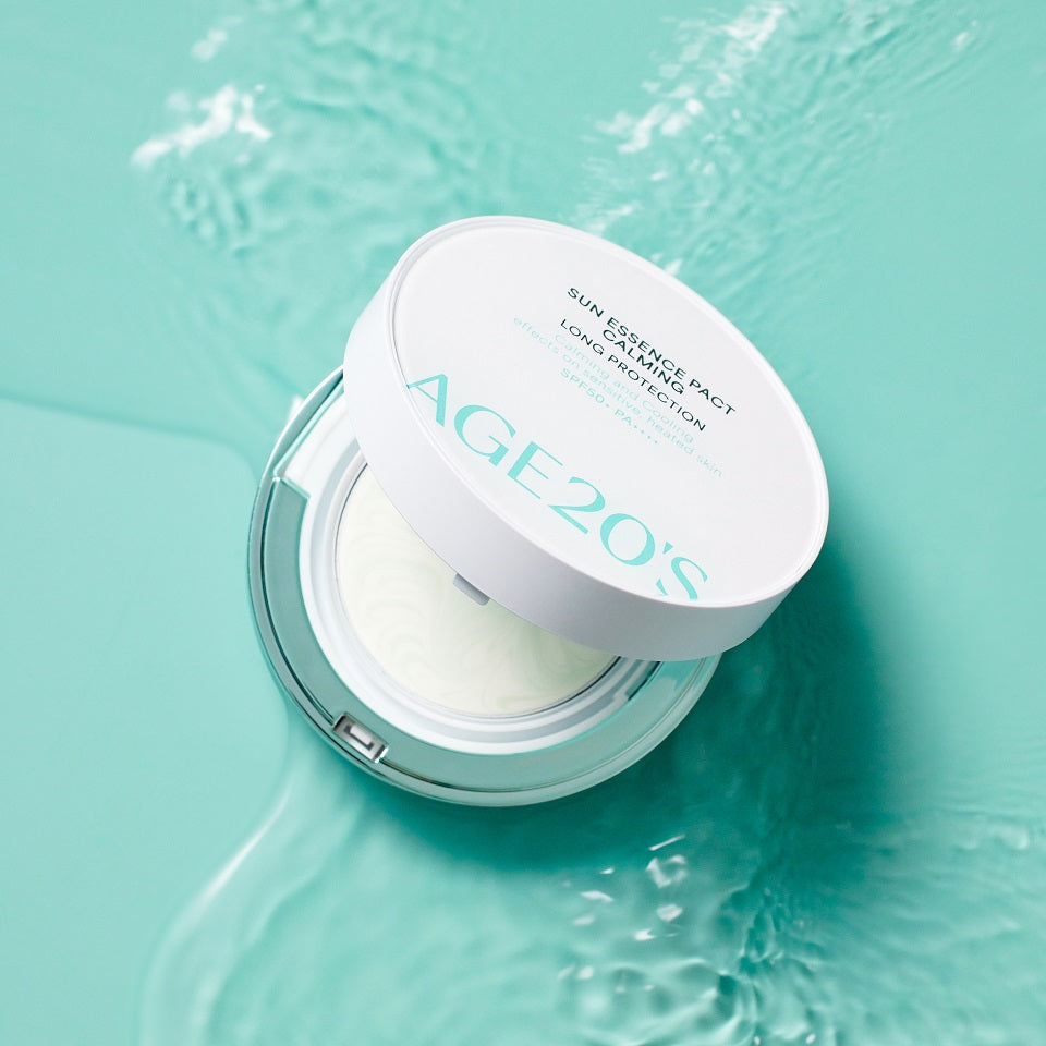 AGE 20's Sun Essence Pact Calming Long Protection 12.5g SPF50+ PA++++ 에이지 투웨니스 선 에센스 팩트 카밍 롱프로텍션 12.5g SPF50+ PA++++