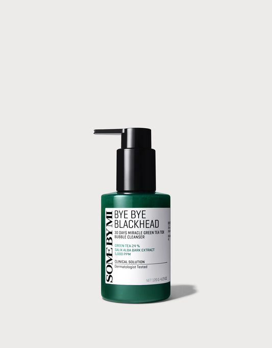 SOME BY MI Bye Bye Blackhead 30 Days Miracle Green Tea Tox Bubble Cleanser 120g ์ธ๋ฐ์ด๋ฏธ ๋ฐ์ด ๋ฐ์ด ๋ธ๋ํค๋ 30 ๋ฐ์ด์ฆ ๋ฏธ๋ผํด ๊ทธ๋ฆฐํฐํก์ค ๋ฒ๋ธ ํด๋ ์  120g