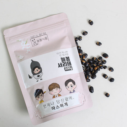 Neul Bom Foods Roasted Black Soybean Snack 200g ๋๋ด์ํ ์ดํ ๋ณถ์ ์๋ฆฌํ 200g ํ๋ชจ์๋ฐฉ ๋ค์ด์ดํธ