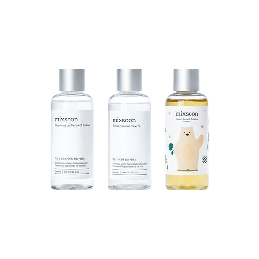 MIXSOON 3 LAYERING ESSENCE (GALACTOMYCES + BIFIDA + CENTELLA) ๋ฏน์ ์์ผ์ค 1๋ถ ๋ ์ด์ด๋ง ์ธํธ (๊ฐ๋ฝํ ๋ฏธ์ธ์ค + ๋นํผ๋ค + ๋ณํ)