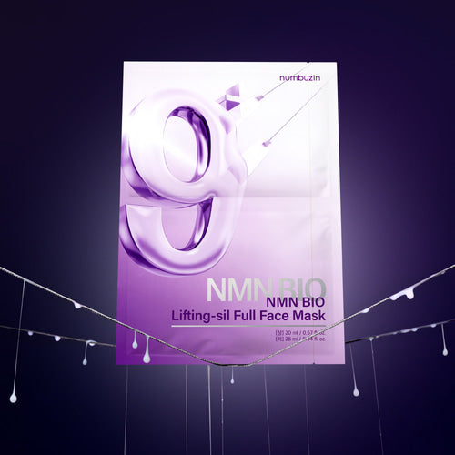 Numbuzin No.9 Nad Bio Lifting Full Cover Facial mask 4EA 넘버즈인 9번 NMN BIO 리프팅 풀페이스팩 4개입