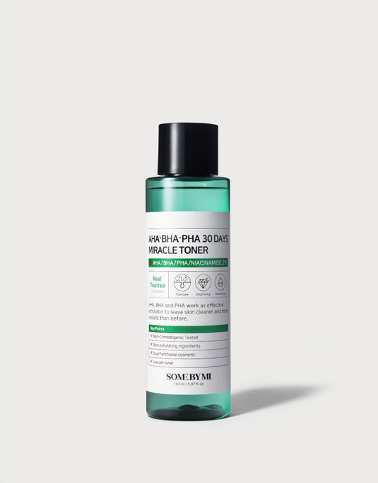 SOME BY MI AHA BHA PHA 30 Days Miracle Toner 150ml ์ธ ๋ฐ์ด ๋ฏธ ์ํ ๋ฐํ ํํ 30 ๋ฐ์ด์ฆ ๋ฏธ๋ผํด ํ ๋