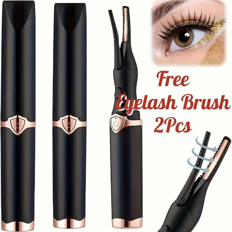 Clip & Comb 2-in-1 Clip Type Heated Lash Curler (USB Rechargeable) 집게형 속눈썹 히팅 컬링기