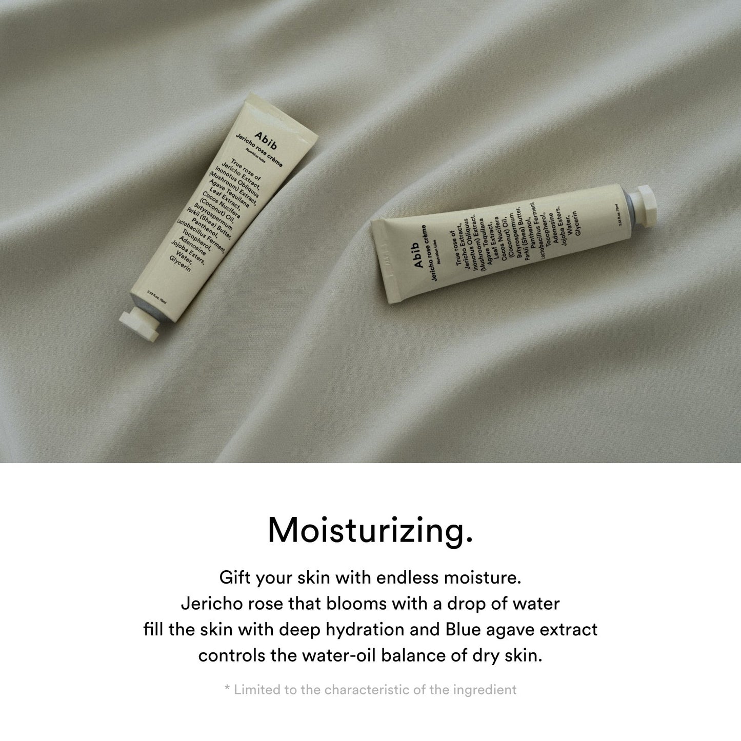Abib Jericho Rose Creme Nutrition Tube 75ml 2.53 fl. oz. 아비브 부활초 크림 뉴트리션 튜브 75ml 2.53 fl. oz.