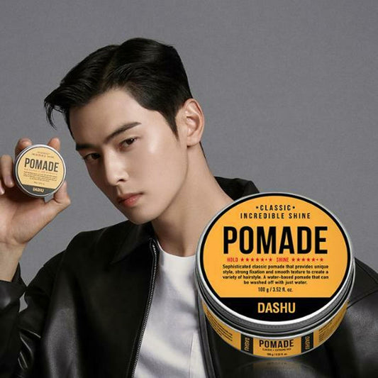 DASHU CLASSIC INCREDIBLE SHINE POMADE ๋ค์ ํด๋์ ์ธํฌ๋ ๋๋ธ ์ค์ธ ํฌ๋ง๋