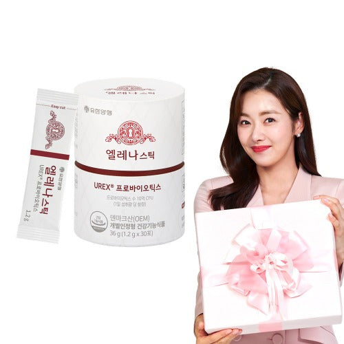 YUHAN ELENA STICK (PROBIOTICS FOR VAGINAL HEALTH OF THE WHOLE FAMILY) 30sticks 유한양행 엘레나 스틱 30포