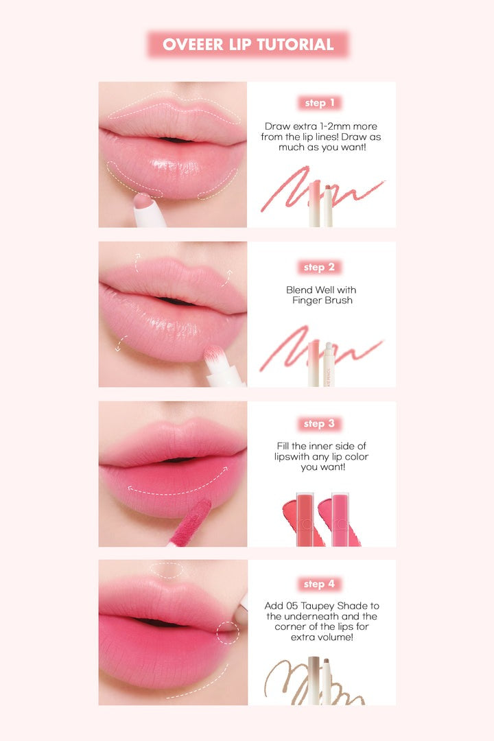 Rom&nd Lip Mate Pencil #Be Over Shade 롬앤 립 매트 펜슬 #비오버쉐이드