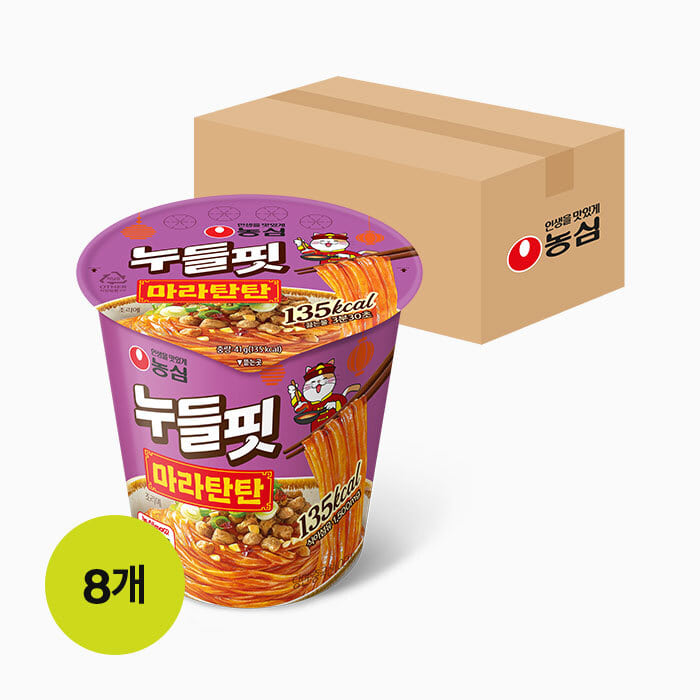 Nongshim Noodle Fit Mala Tantan 8EA 농심 누들핏 마라탄탄 8개입