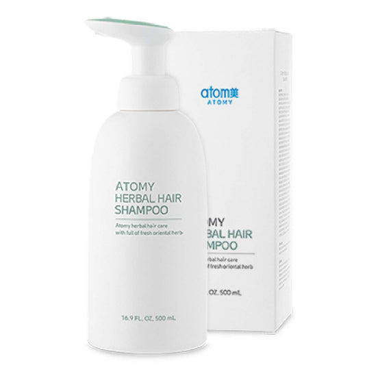 Atomy Herbal Hair Shampoo 500ml ์ ํฐ๋ฏธ ํ๋ฐฉ ํค์ด ์ดํธ 500ml
