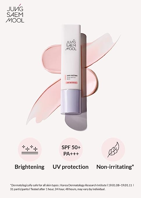 JUNG SAEM MOOL BEAUTY Skin Setting Tone up Sun Base 40ml SPF50+ PA+++ / 정샘물뷰티 스킨 세팅 톤업 선 베이스 40ml SPF 50+ PA+++