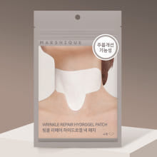 MARSHIQUE Wrinkle Repair Hydrogel Neck Patch 4 Sheets 마르시끄 링클 리페어 하이드로겔 넥패치 4매
