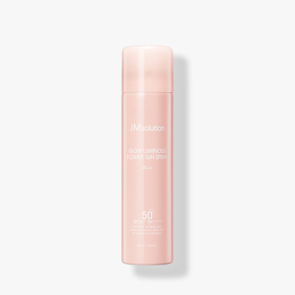JM Solution GLOW LUMINOUS FLOWER LIGHT SUN Spray Rose SPF50+ PA++++ 제이엠 솔루션 윤광 플라워 선 스프레이 로즈 SPF50+ PA++++