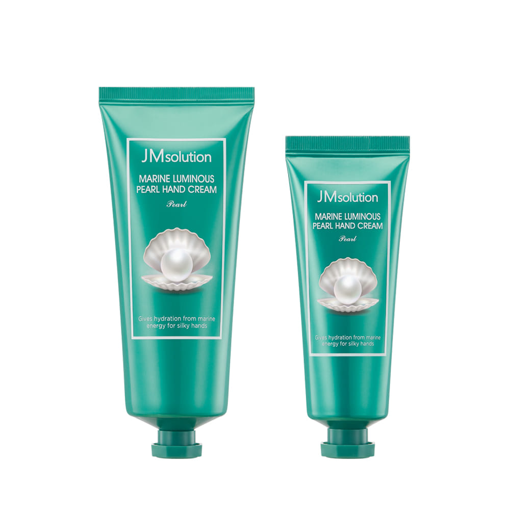 JM solution Marine Luminous Pearl Hand Cream Pearl Set 50ml + 100ml 제이엠솔루션 청광 마린 진주 핸드크림 세트 펄 50ml + 100ml
