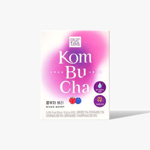 JADIN OUR TEA Kombucha 30P 4 Flavor 쟈뎅 아워티 콤부차 30포 4가지 맛