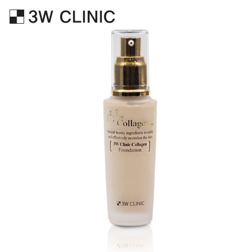 3W CLINIC Collagen Foundation 50ml 3W 클리닉 콜라겐 파운데이션 50ml