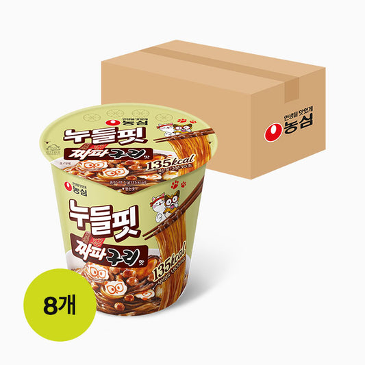 Nongshim Noodle Fit Jjapaguri 8EA ๋์ฌ ๋๋คํ ์งํ๊ตฌ๋ฆฌ 8๊ฐ์