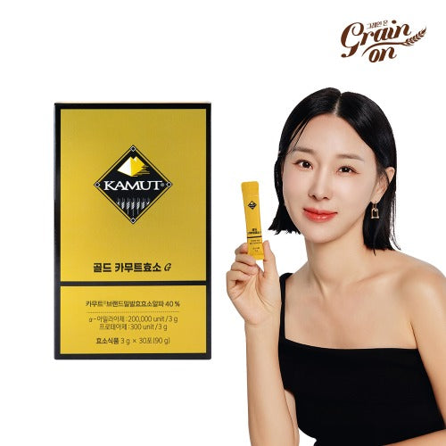 Grain On GOLD KAMUT ENZYME G ๊ทธ๋ ์ธ์จ ๊ณจ๋ ์นด๋ฌดํธ ํจ์ G