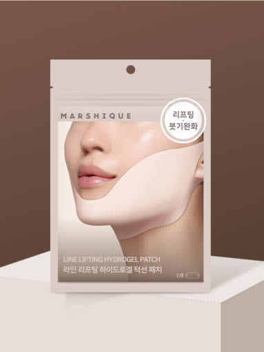 MARSHIQUE Line Lifting Hydrogel Chin Patch (3 Sheets) 마르시끄 라인 리프팅 하이드로겔 턱선 패치 3매