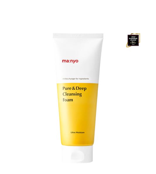 MA:NYO PURE & DEEP CLEANSING FOAM ๋ง๋
๊ณต์ฅ ํจ์ด & ๋ฅ ํด๋ ์ง ํผ