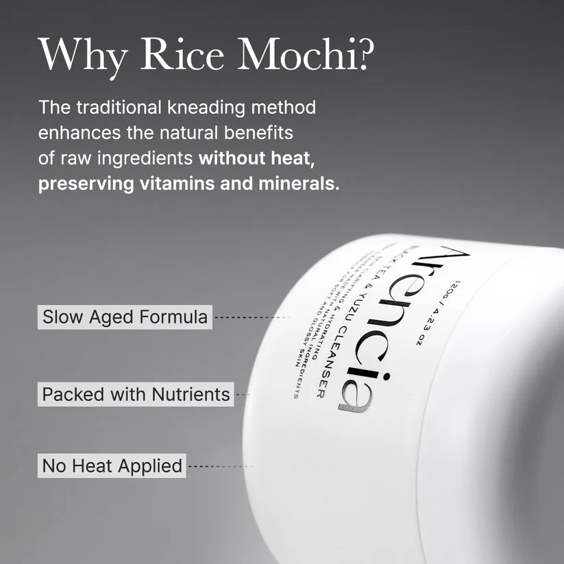 Arencia Black Tea & Yuzu Rice Mochi Cleanser 120g 아렌시아 블랙 떡솝 클렌저 프레시 블랙티 & 유즈 클렌저 120g