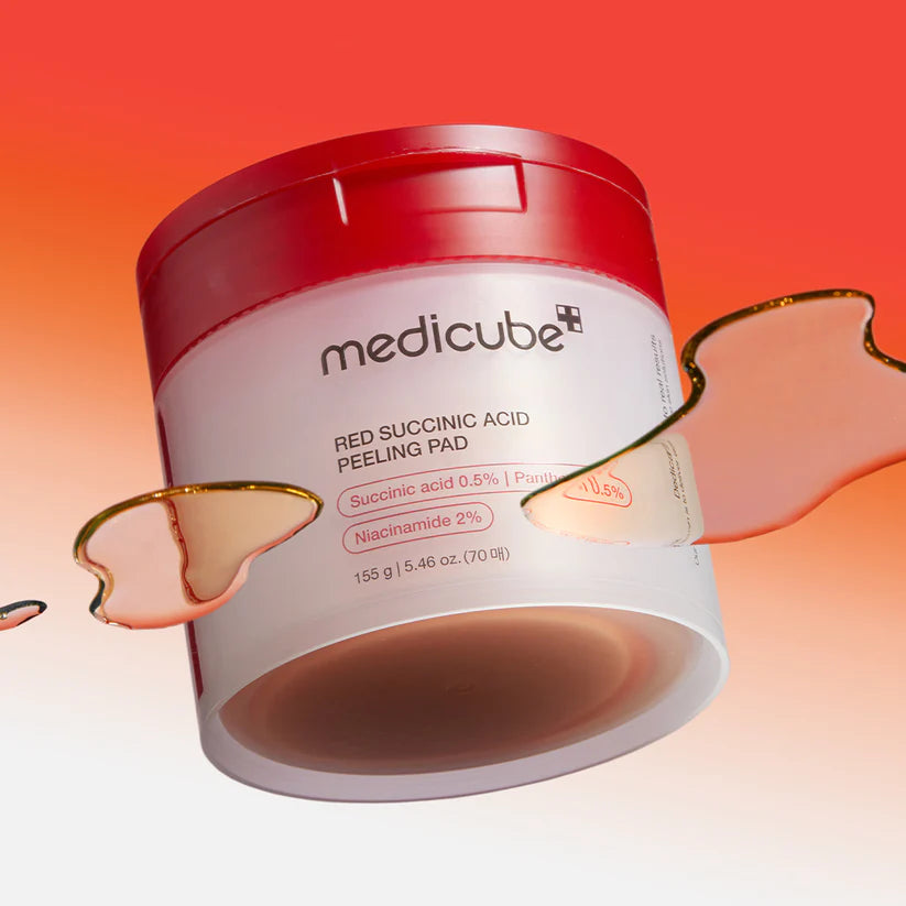 Medicube Red Succinic Acid Panthenol Pads 메디큐브 레드 석시닉 애씨드 패드 트러블개선